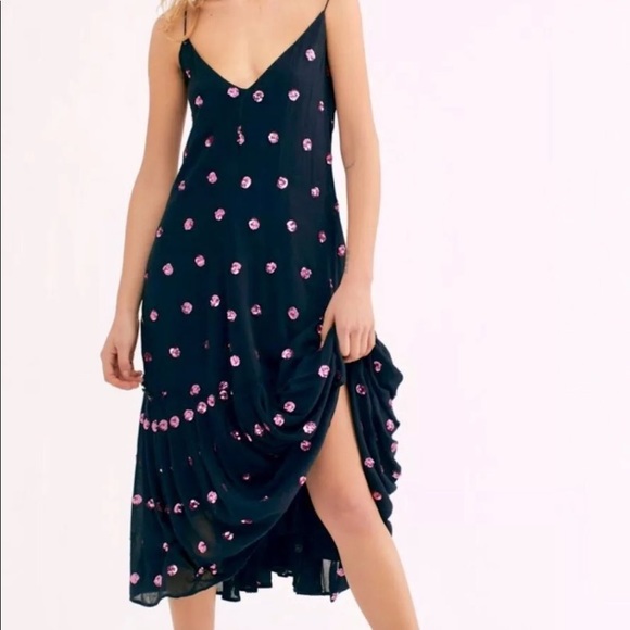 Free People Milky Way Sequin Maxi Dress - Picture 4 of 5